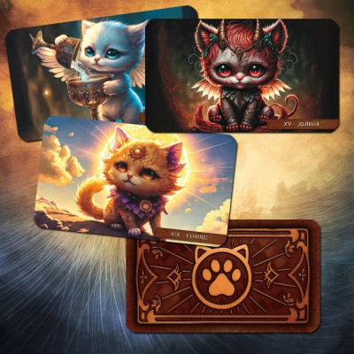 Фэнтезийное Кошачье Таро (Fantasy Feline Tarot Deck)