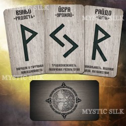 Навчальна рунна колода (Runes Elder Futhark educational)